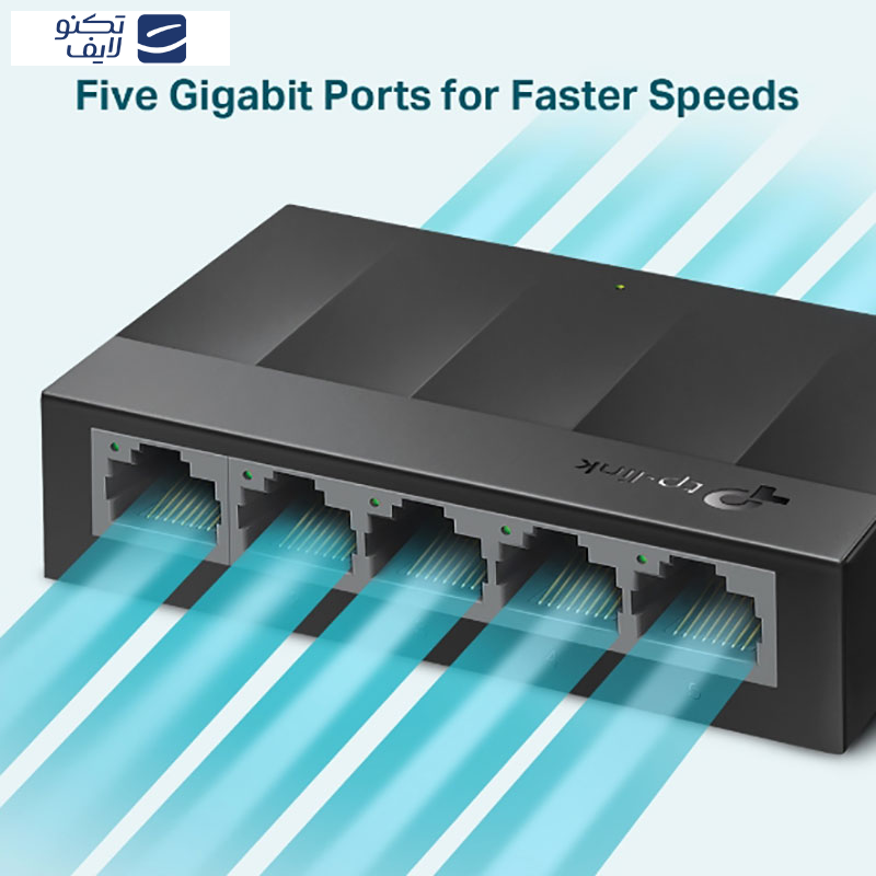 سوییچ 5 پورت گیگابیتی و دسکتاپ تی پی-لینک مدل LS1005G سوییچ 5 پورت گیگابیتی و دسکتاپ تی پی-لینک مدل LS1005G