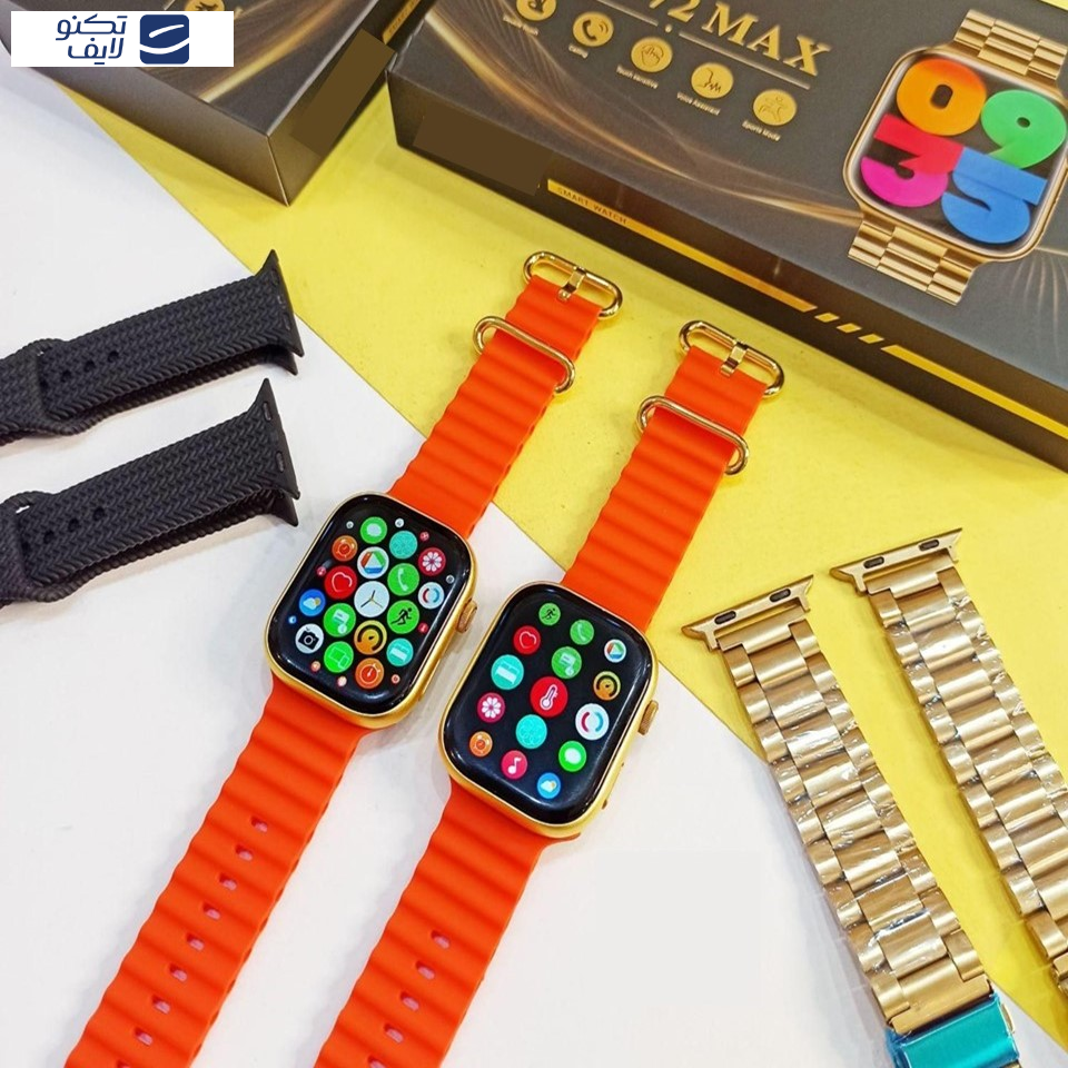 ساعت هوشمند مدل WS 72 MAX دارای قابلیت پشتیبانی از زبان فارسی در منو و سیستم عامل به همراه بند فلزی ساعت هوشمند مدل WS 72 MAX دارای قابلیت پشتیبانی از زبان فارسی در منو و سیستم عامل به همراه بند فلزی