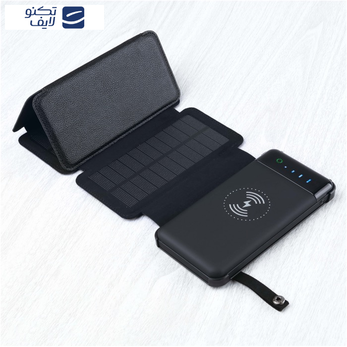 پاوربانک خورشیدی مدل WSC25 ظرفیت 10000 میلی آمپر ساعت