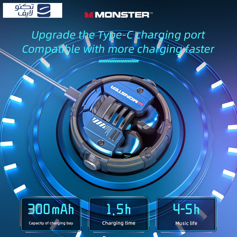 هندزفری بلوتوثی مانستر مدل XKT10  هندزفری بلوتوثی مانستر مدل XKT10