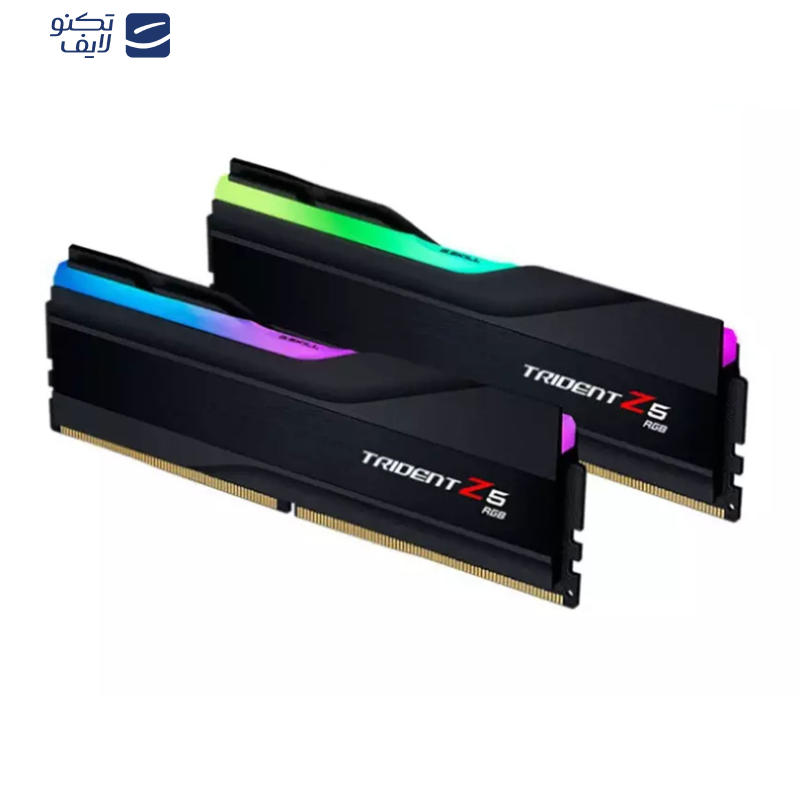 رم دسکتاپ DDR5 دوکاناله 6000 مگاهرتز CL36 جی اسکیل مدل TRIDENT Z5 RGB Black ظرفیت 64 گیگابایت رم دسکتاپ DDR5 دوکاناله 6000 مگاهرتز CL36 جی اسکیل مدل TRIDENT Z5 RGB Black ظرفیت 64 گیگابایت