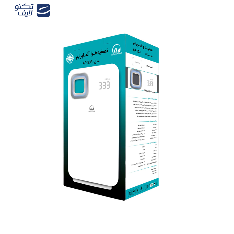 دستگاه تصفیه کننده هوا آلماپرایم مدل AP-333 دستگاه تصفیه کننده هوا آلماپرایم مدل AP-333