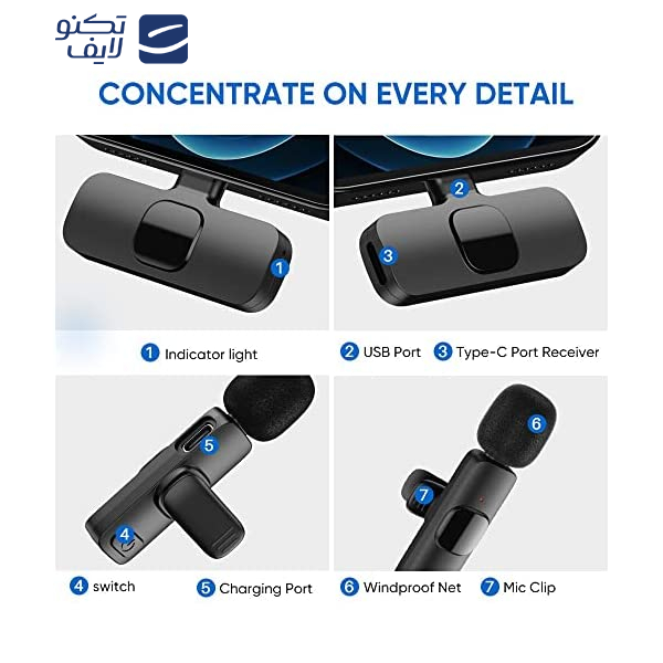 ست میکروفن یقه ای بیسیم مدل K9 Dual Lightning ست میکروفن یقه ای بیسیم مدل K9 Dual Lightning