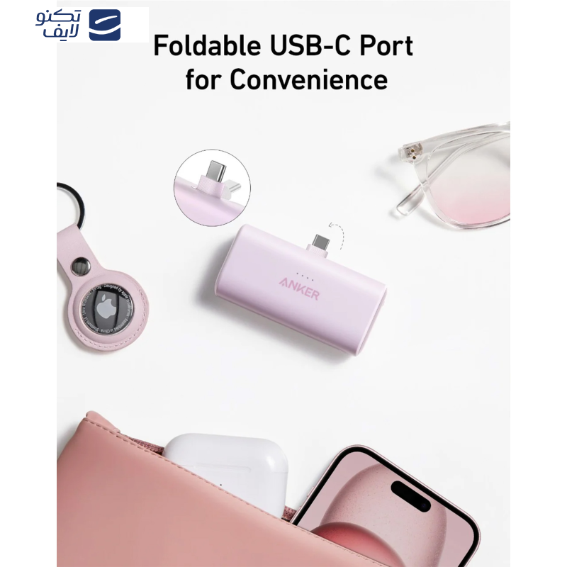 پاوربانک انکر مدل A1653 ظرفیت 5000 میلی آمپر ساعت پاوربانک انکر مدل A1653 ظرفیت 5000 میلی آمپر ساعت