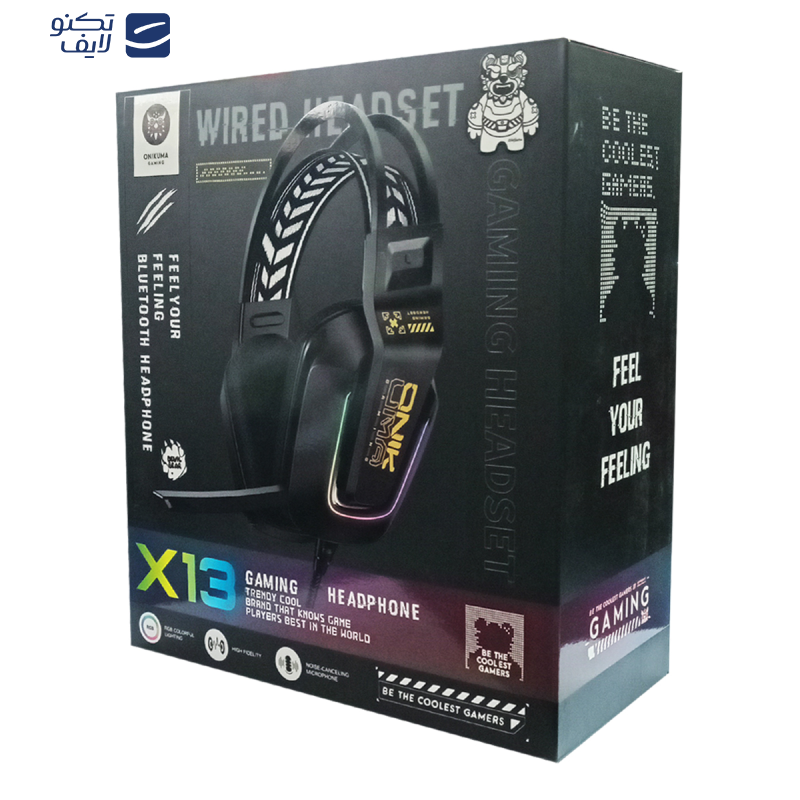 هدست گیمینگ اونیکوما مدل X13 RGB هدست گیمینگ اونیکوما مدل X13 RGB