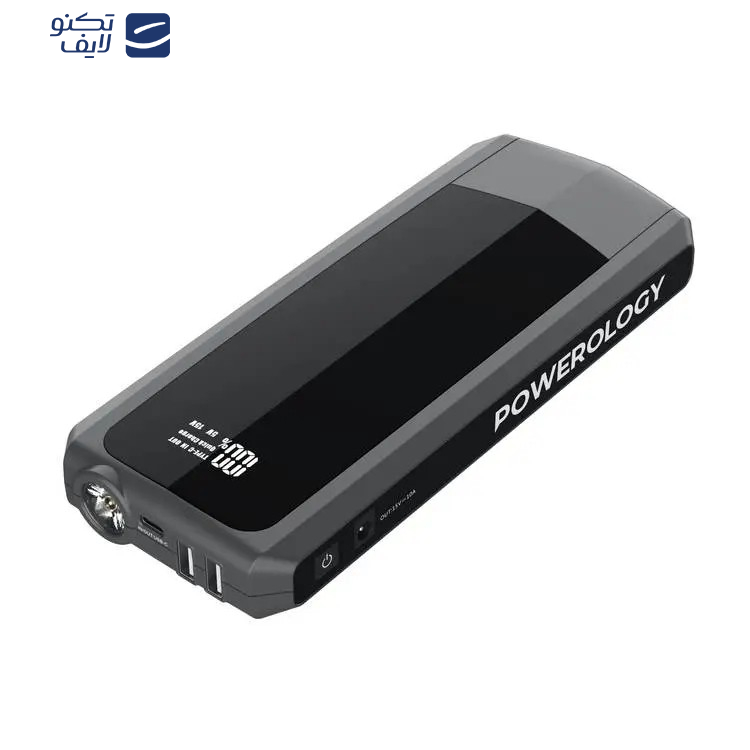 جامپ استارتر و پاوربانک پاورولوجی مدل PPBCHA29 16000mAh PD18W QC3.0 1200A جامپ استارتر و پاوربانک پاورولوجی مدل PPBCHA29 16000mAh PD18W QC3.0 1200A