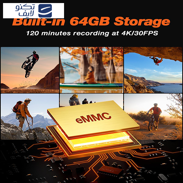 دوربین فیلم برداری ورزشی آی زیکر مدل iA400 دوربین فیلم برداری ورزشی آی زیکر مدل iA400