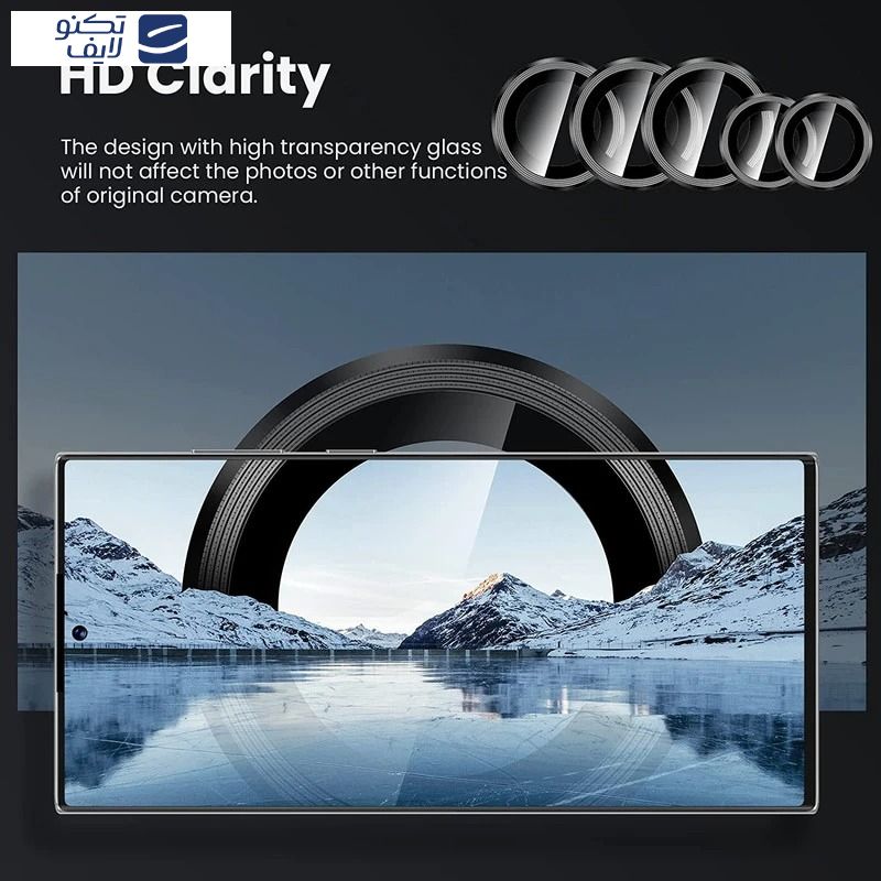 محافظ لنز دوربین بوف مدل HD-ColorLenz مناسب برای گوشی موبایل سامسونگ Galaxy S25 Ultra محافظ لنز دوربین بوف مدل HD-ColorLenz مناسب برای گوشی موبایل سامسونگ Galaxy S25 Ultra