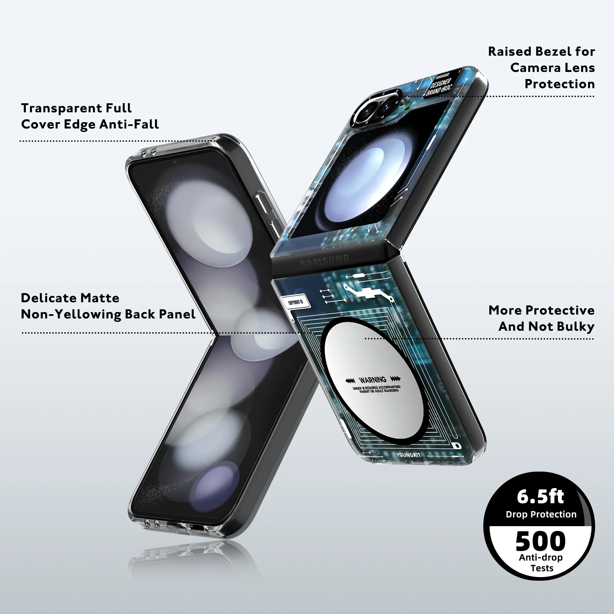 کاور یانگ کیت مدل Technology Magnetic 018 مناسب برای گوشی موبایل سامسونگ Galaxy Z Flip 6