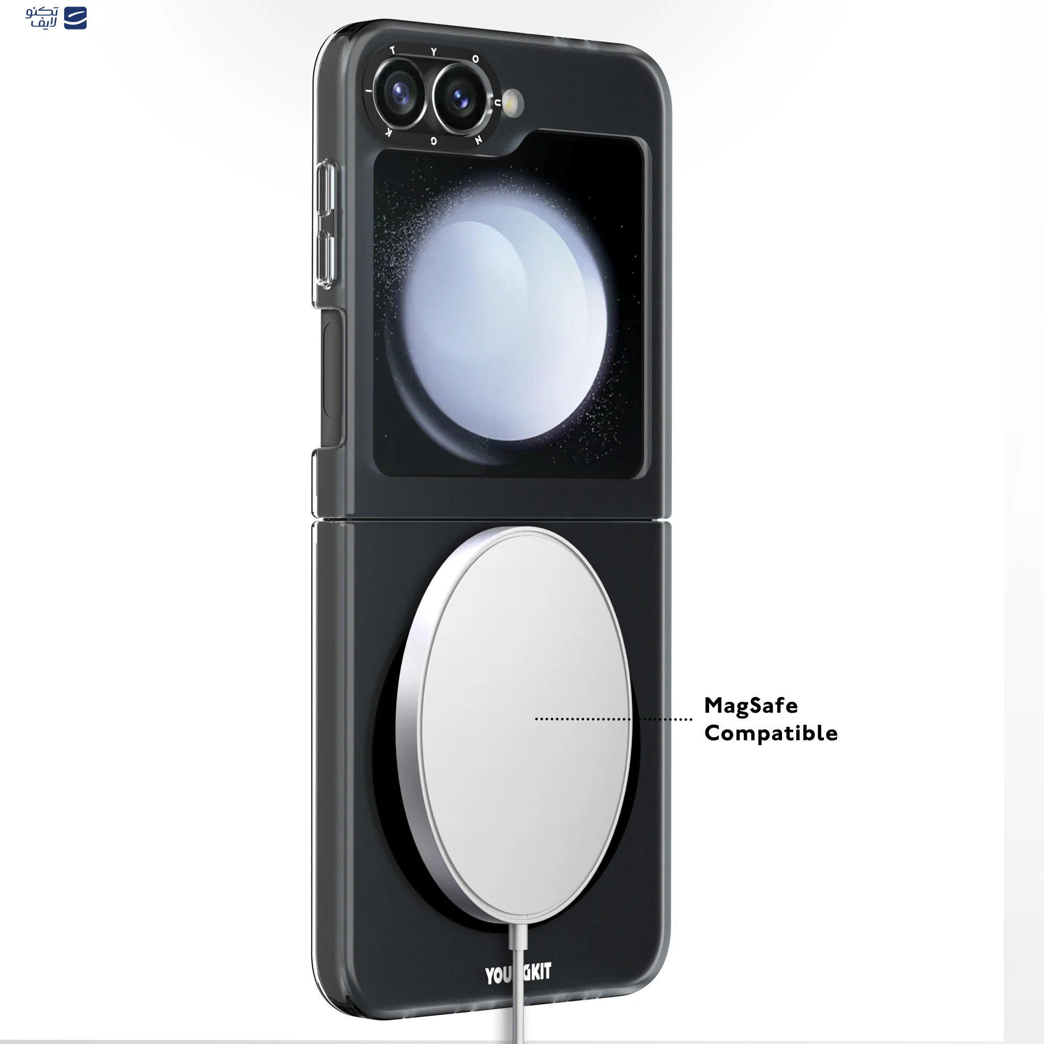 کاور یانگ کیت مدل Hidden Sand Magsafe مناسب برای گوشی موبایل سامسونگ Galaxy Z Flip 6
