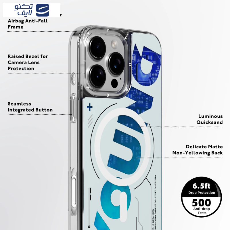 کاور یانگ کیت مدل Futuristic Magsafe 002 مناسب برای گوشی موبایل اپل iPhone 16 Pro Max  کاور یانگ کیت مدل Futuristic Magsafe 002 مناسب برای گوشی موبایل اپل iPhone 16 Pro Max