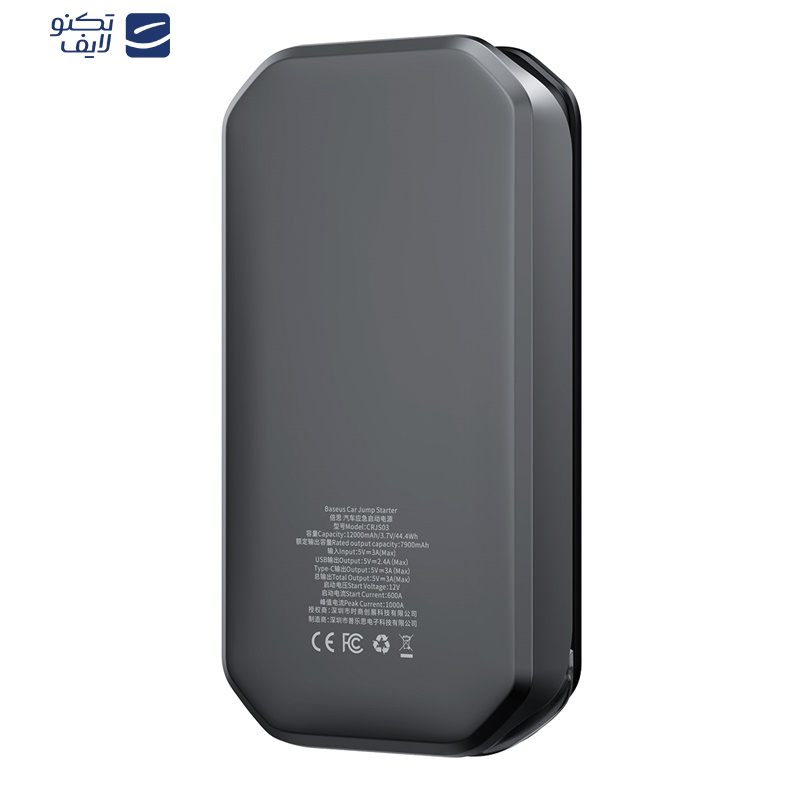 جامپ استارتر خودرو باسئوس مدل CRJS03 جامپ استارتر خودرو باسئوس مدل CRJS03