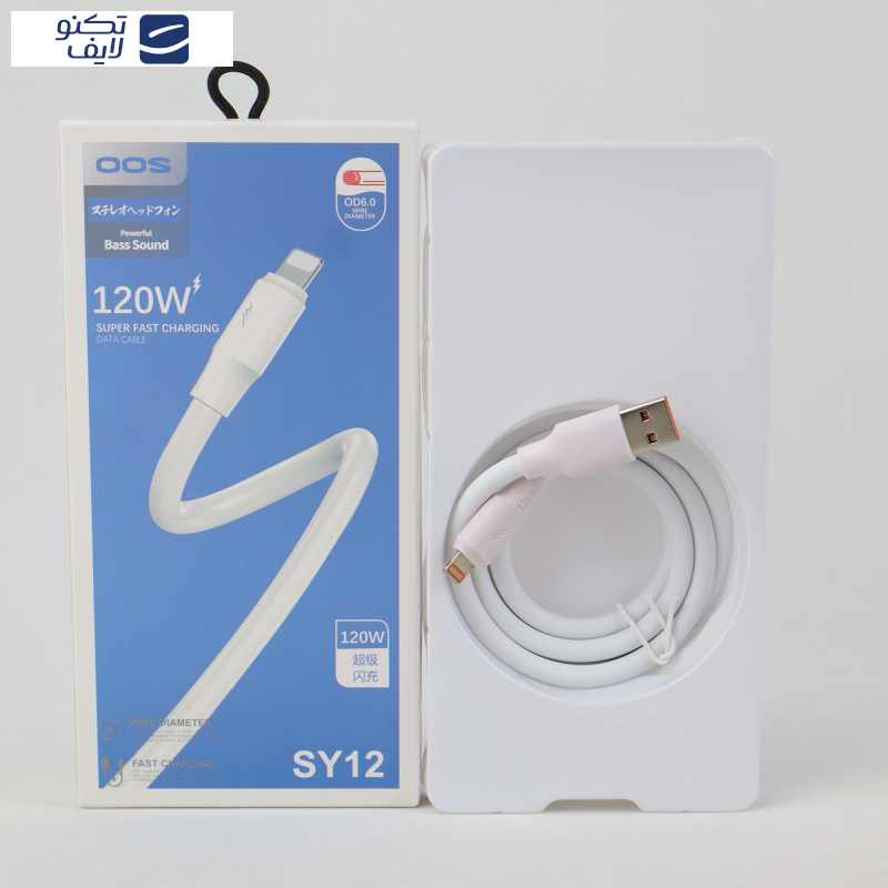 کابل تبدیل USB به لایتینگ مدل SY12 طول 1 متر کابل تبدیل USB به لایتینگ مدل SY12 طول 1 متر