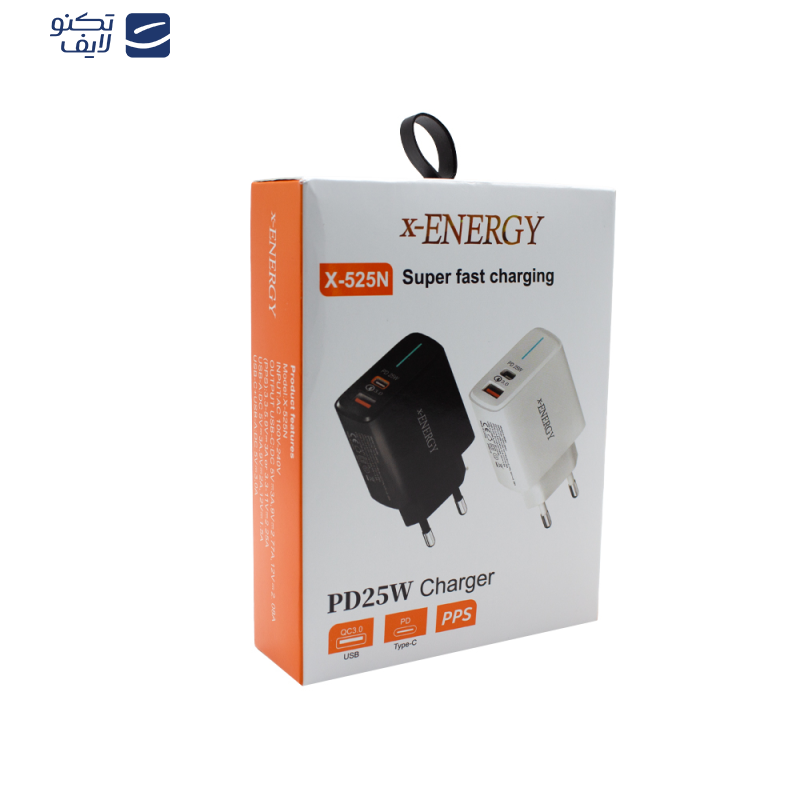 شارژر دیواری 25 وات ایکس انرژی مدل X-525N شارژر دیواری 25 وات ایکس انرژی مدل X-525N