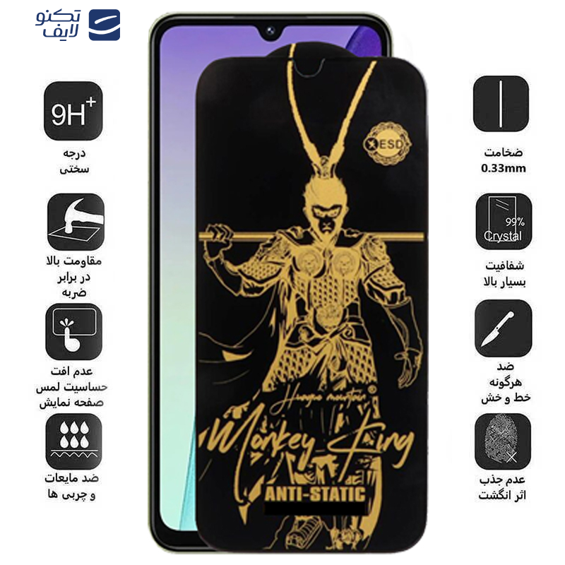 محافظ صفحه نمایش اپیکوی مدل Wukong ESD مناسب برای گوشی موبایل شیائومی Redmi 14C/14R محافظ صفحه نمایش اپیکوی مدل Wukong ESD مناسب برای گوشی موبایل شیائومی Redmi 14C/14R