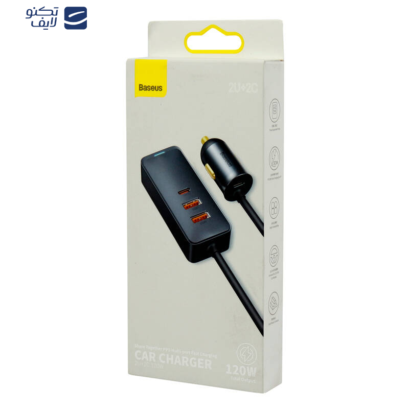 شارژر فندکی باسئوس مدل CCBT-A0G شارژر فندکی باسئوس مدل CCBT-A0G