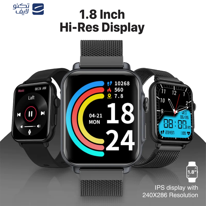 ساعت هوشمند پرومیت مدل PROWATCH-B18.Black 