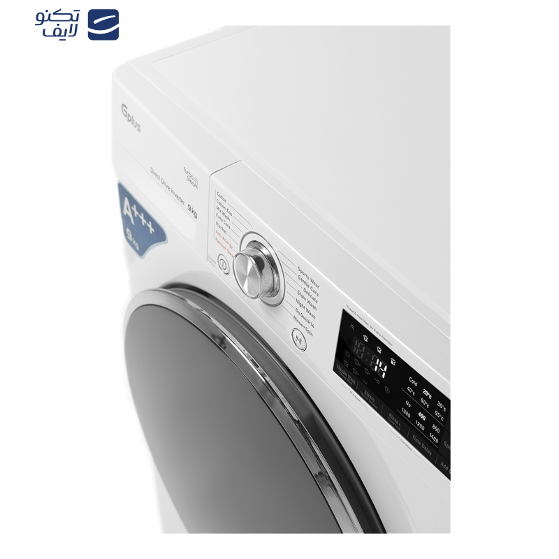 ماشین لباسشویی اتوماتیک جی پلاس مدل GWM-M990W ظرفیت 9 کیلوگرم ماشین لباسشویی اتوماتیک جی پلاس مدل GWM-M990W ظرفیت 9 کیلوگرم