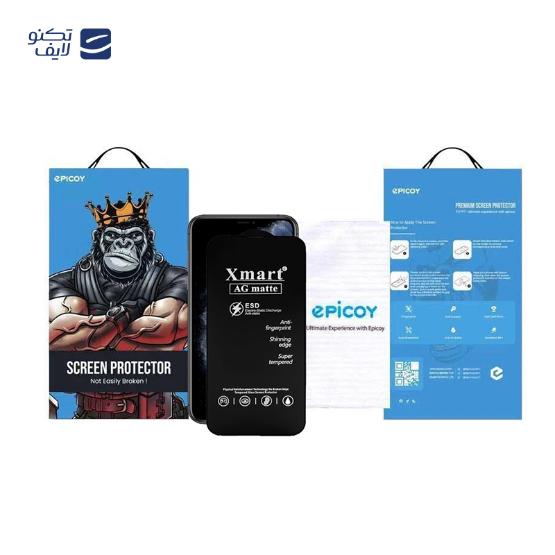 محافظ صفحه نمایش مات اپیکوی مدل Xmart Ag Matte مناسب برای گوشی موبایل اپل iphone 11 Pro max/XS Max  محافظ صفحه نمایش مات اپیکوی مدل Xmart Ag Matte مناسب برای گوشی موبایل اپل iphone 11 Pro max/XS Max