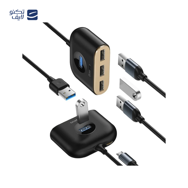 gallery-هاب 4 پورت تایپ سی بیسوس مدل B0005280A813 copy.png