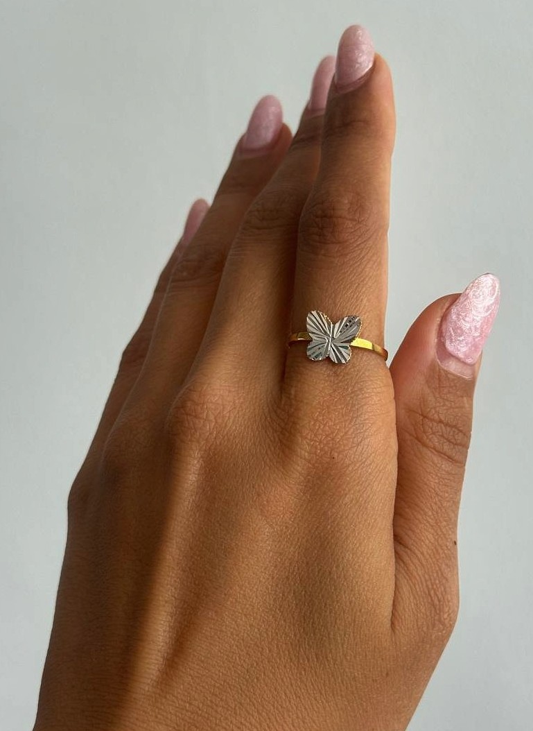 انگشتر طلا 18 عیار زنانه اپال گلد مدل پروانه تراش کد sh0403 سایز 58 انگشتر طلا 18 عیار زنانه اپال گلد مدل پروانه تراش کد sh0403 سایز 58