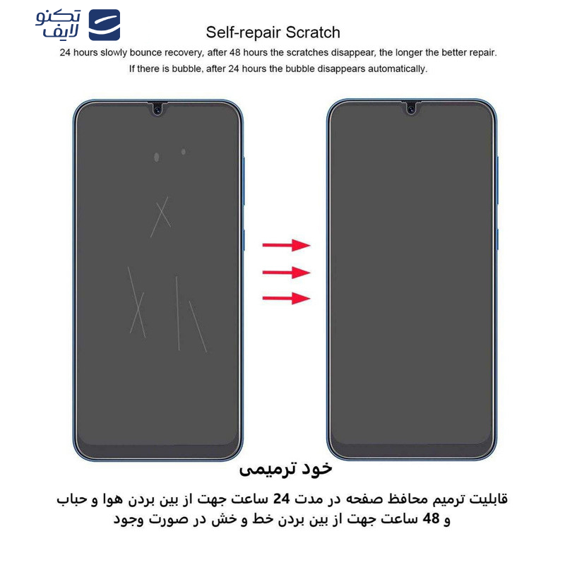 gallery-محافظ صفحه نمایش گوشی اپل iPhone 16e - 14 - 13 Pro - 13 بوف مدل Hydrogel-Double copy.png