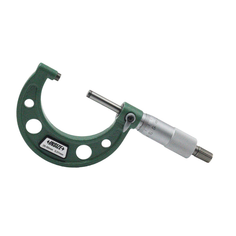 میکرومتر بیرون سنج اینسایز مدل YP-3203-50A-25-50x0.01MM گستره 25-50 میلی متر میکرومتر بیرون سنج اینسایز مدل YP-3203-50A-25-50x0.01MM گستره 25-50 میلی متر