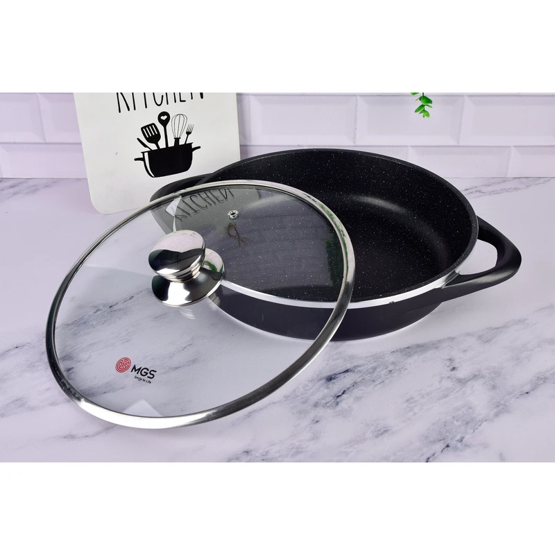 تابه ام جی اس طرح دو دسته کد 800207 سایز 28