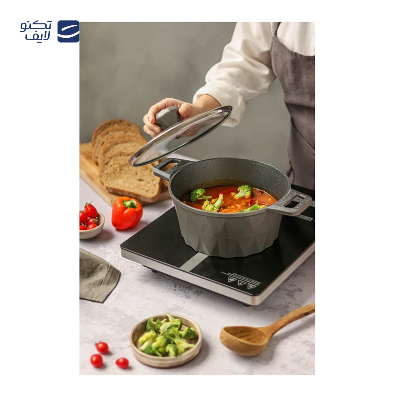 قابلمه تکنو مدل دایمند سایز 20 قابلمه تکنو مدل دایمند سایز 20