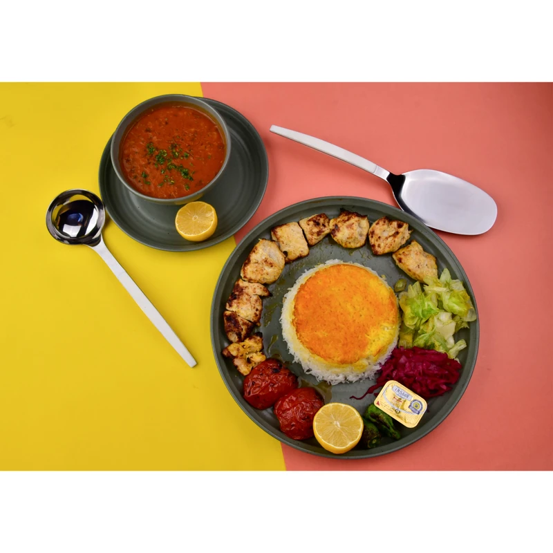 کفگیر و ملاقه سی اند اس مدل منحنی