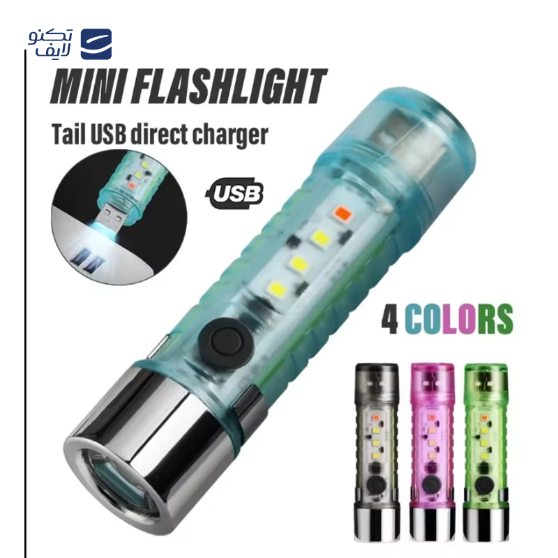 چراغ قوه دستی مدل شارژی کد USB ZJ-023