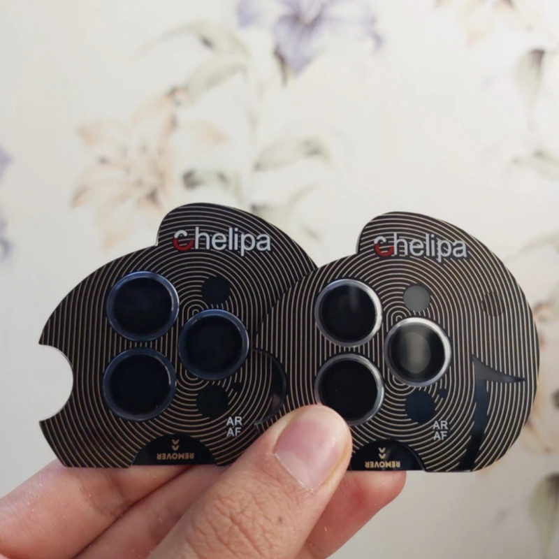 محافظ لنز دوربین شیشه ای اوجی مدل chelipa titanium مناسب برای گوشی موبایل اپل iPhone 13 Pro