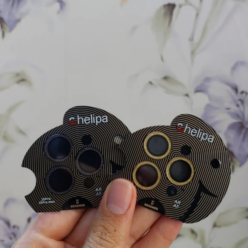 محافظ لنز دوربین شیشه ای اوجی مدل chelipa shine مناسب برای گوشی موبایل اپل iPhone 15 Pro محافظ لنز دوربین شیشه ای اوجی مدل chelipa shine مناسب برای گوشی موبایل اپل iPhone 15 Pro