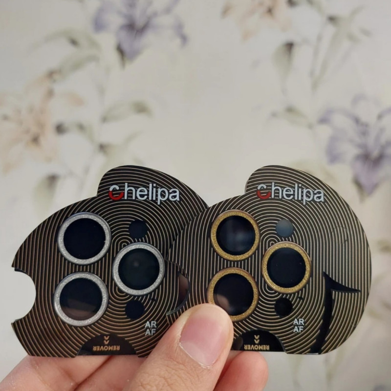 محافظ لنز دوربین شیشه ای اوجی مدل chelipa shine مناسب برای گوشی موبایل  اپل iPhone 16 Pro Max محافظ لنز دوربین شیشه ای اوجی مدل chelipa shine مناسب برای گوشی موبایل  اپل iPhone 16 Pro Max