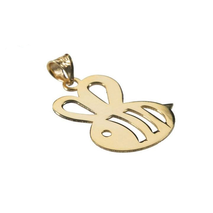 آویز گردنبند طلا 18 عیار شمیم گلد گالری طرح زنبور کد SG174 آویز گردنبند طلا 18 عیار شمیم گلد گالری طرح زنبور کد SG174