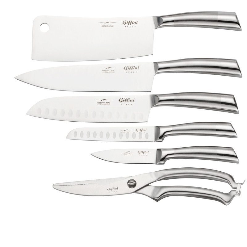 سرویس چاقو آشپزخانه 8 پارچه جی فی نی کد N.G.B.08 سرویس چاقو آشپزخانه 8 پارچه جی فی نی کد N.G.B.08