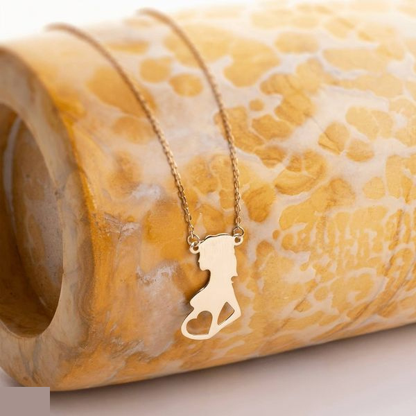 گردنبند طلا 18 عیار زنانه شمیم گلد گالری مدل مادر گردنبند طلا 18 عیار زنانه شمیم گلد گالری مدل مادر