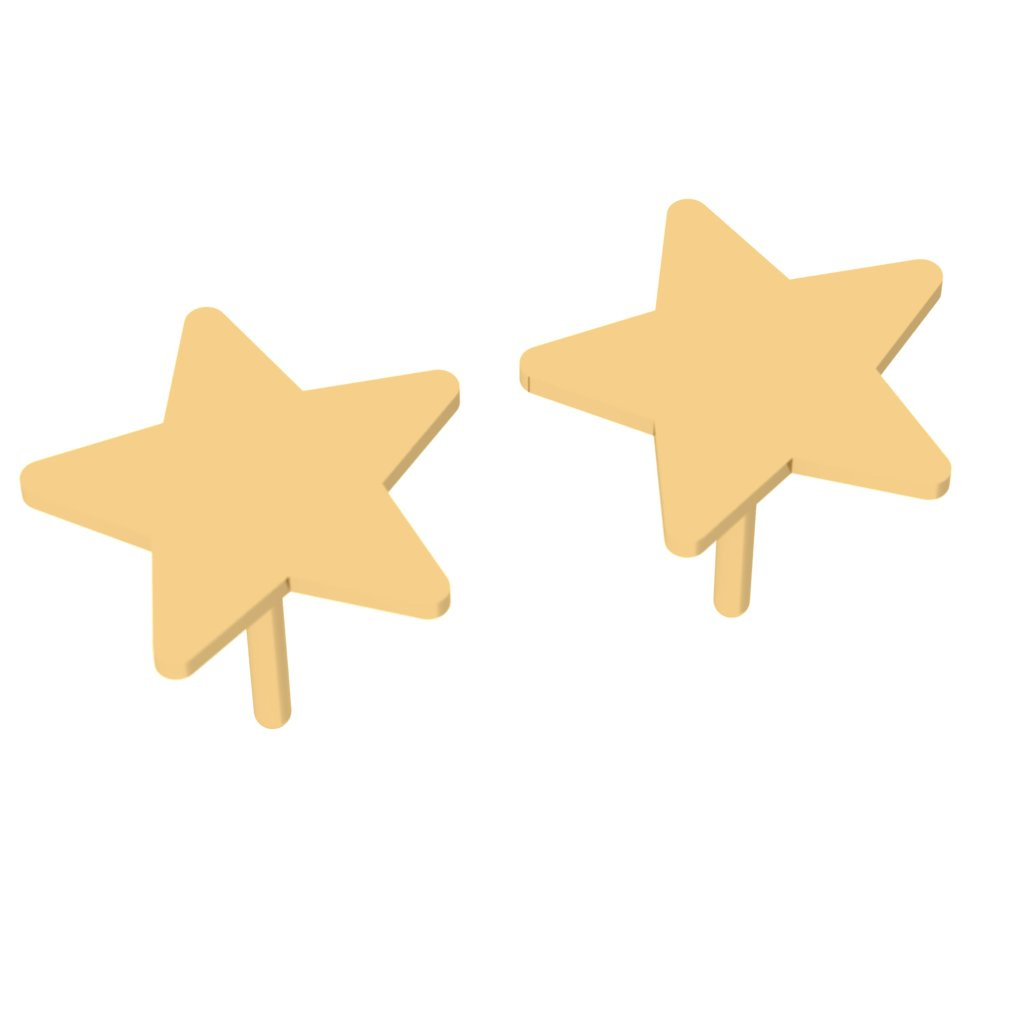 گوشواره طلا 18 عیار زنانه شمیم گلد گالری مدل ستاره گوشواره طلا 18 عیار زنانه شمیم گلد گالری مدل ستاره