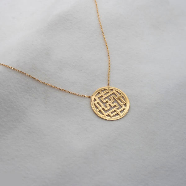 نیم ست طلا 18 عیار زنانه شمیم گلد گالری مدل DS20