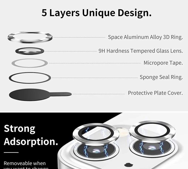 محافظ لنز دوربین اپیکوی مدل Ninthpro Lens مناسب برای گوشی موبایل اپل iPhone 17 محافظ لنز دوربین اپیکوی مدل Ninthpro Lens مناسب برای گوشی موبایل اپل iPhone 17