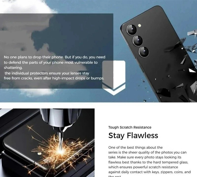 محافظ لنز دوربین اپیکوی مدل HD-ColorLenz مناسب برای گوشی موبایل سامسونگ Galaxy A07