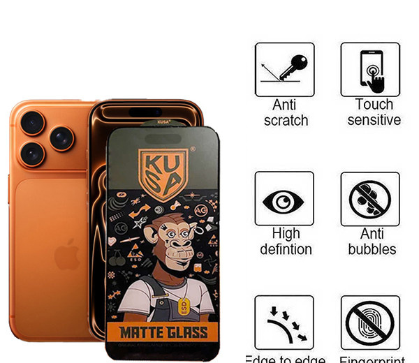 محافظ صفحه نمایش مات اپیکوی مدل Monkey Matt مناسب برای گوشی موبایل اپل iPhone 17 Pro Max محافظ صفحه نمایش مات اپیکوی مدل Monkey Matt مناسب برای گوشی موبایل اپل iPhone 17 Pro Max