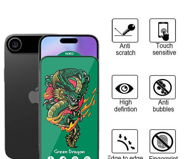 محافظ صفحه نمایش اپیکوی مدل Green Dragon ExplosionProof مناسب برای گوشی موبایل اپل iPhone 17 Air محافظ صفحه نمایش اپیکوی مدل Green Dragon ExplosionProof مناسب برای گوشی موبایل اپل iPhone 17 Air