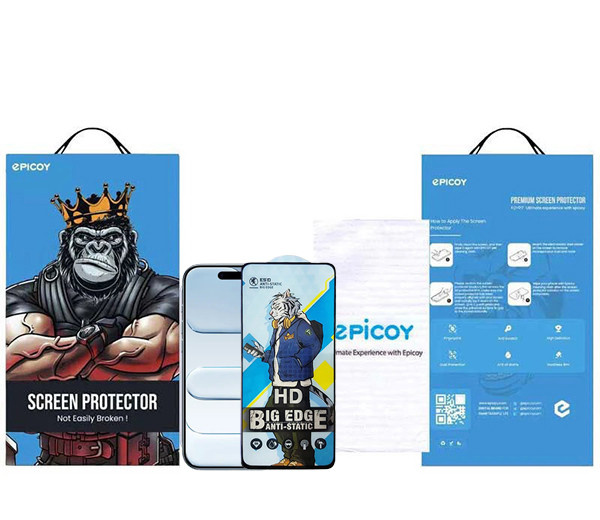 محافظ صفحه نمایش اپیکوی مدل Tiger-Big Edge مناسب برای گوشی موبایل اپل iPhone 17 Pro Max محافظ صفحه نمایش اپیکوی مدل Tiger-Big Edge مناسب برای گوشی موبایل اپل iPhone 17 Pro Max