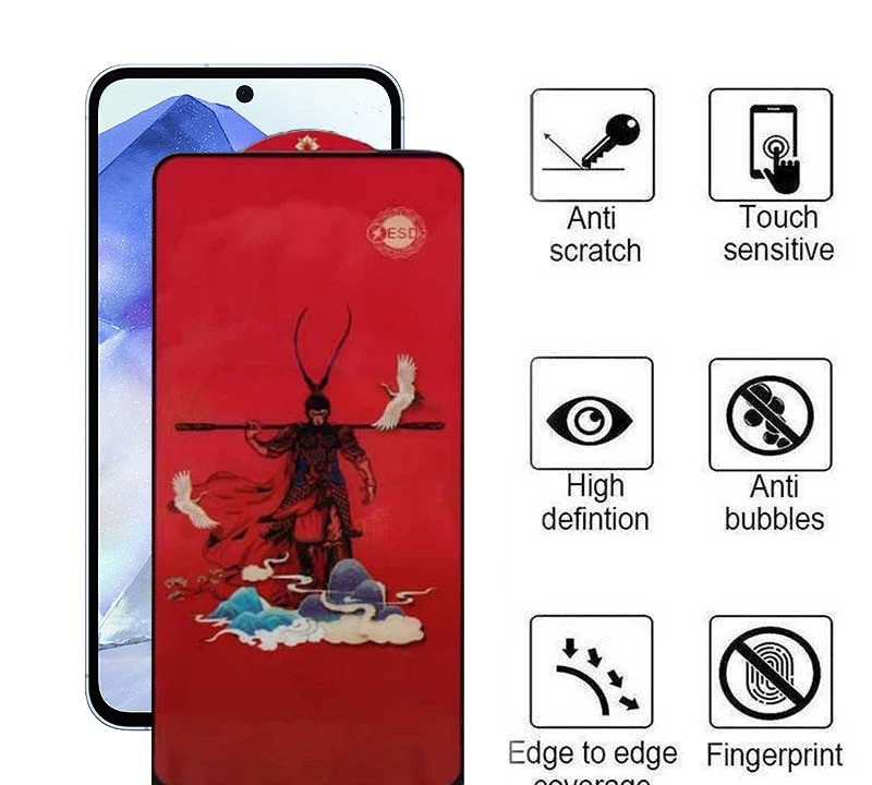 محافظ صفحه نمایش اپیکوی مدل Monkey King مناسب برای گوشی موبایل سامسونگ Galaxy S25 FE / A55 / A35