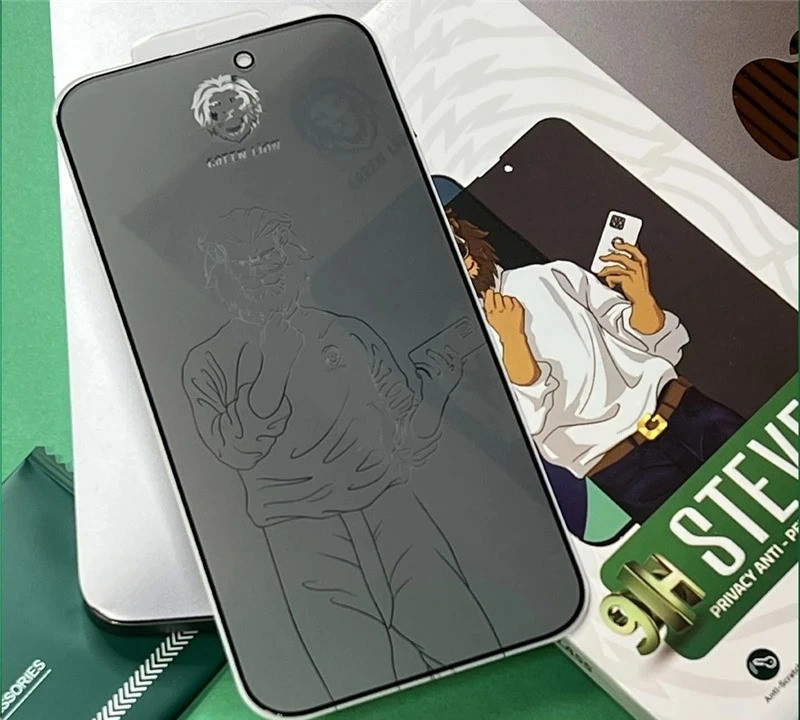 محافظ صفحه نمایش حریم شخصی گرین لاین مدل 9H Steve Privacy مناسب برای گوشی موبایل اپل iPhone 17 Pro Max محافظ صفحه نمایش حریم شخصی گرین لاین مدل 9H Steve Privacy مناسب برای گوشی موبایل اپل iPhone 17 Pro Max