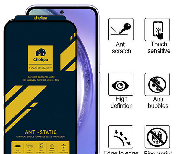 محافظ صفحه نمایش اپیکوی مدل Chelipa Anti-Static مناسب برای گوشی موبایل شیائومی Redmi Note 12 Pro Plus محافظ صفحه نمایش اپیکوی مدل Chelipa Anti-Static مناسب برای گوشی موبایل شیائومی Redmi Note 12 Pro Plus