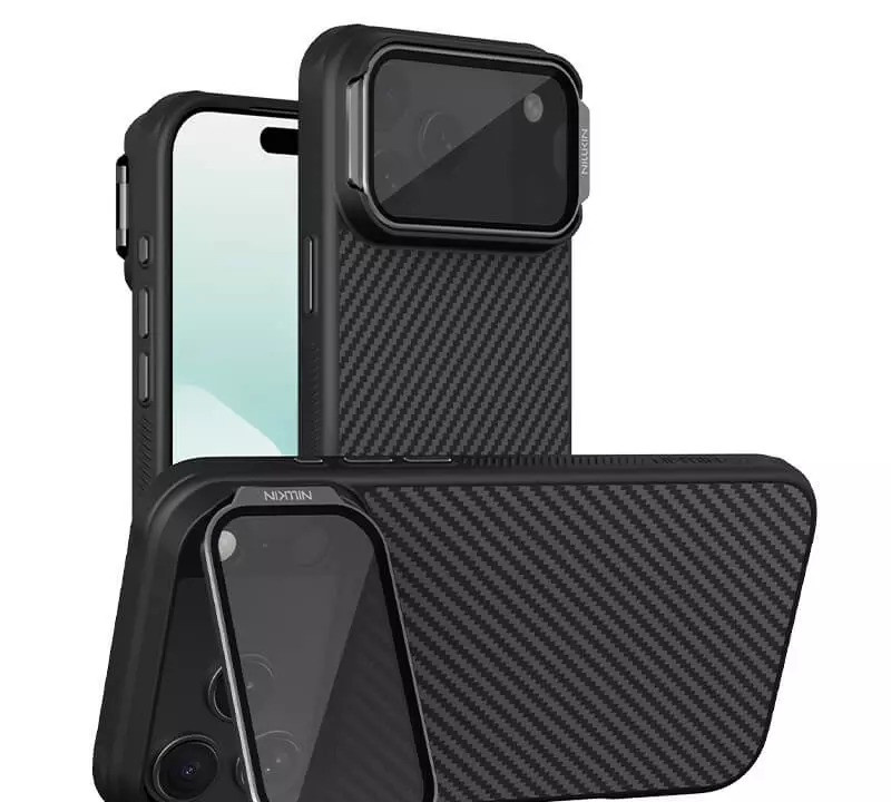 کاور نیلکین مدل CarboProp Magnetic MagSafe Transparent Lens مناسب برای گوشی موبایل اپل iPhone 17 Pro Max کاور نیلکین مدل CarboProp Magnetic MagSafe Transparent Lens مناسب برای گوشی موبایل اپل iPhone 17 Pro Max