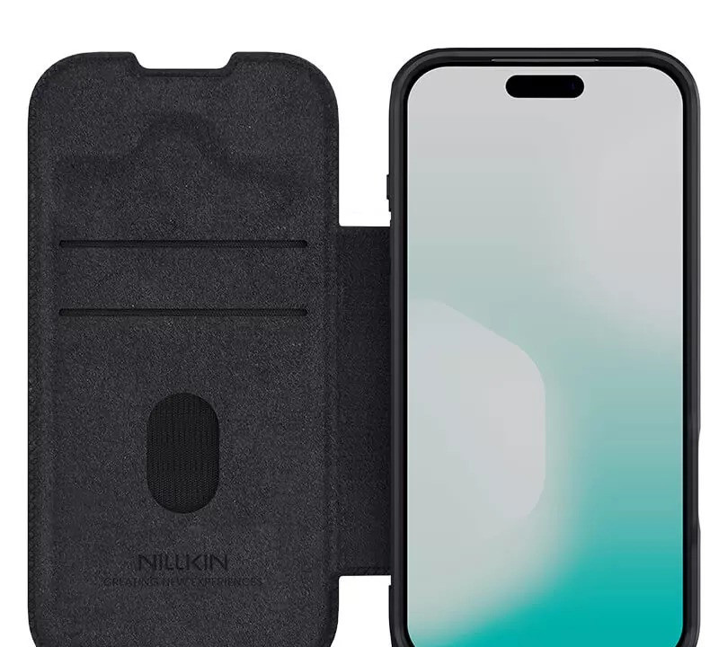 کیف کلاسوری نیلکین مدل Qin Pro Leather مناسب برای گوشی موبایل اپل iPhone 17 Pro Max کیف کلاسوری نیلکین مدل Qin Pro Leather مناسب برای گوشی موبایل اپل iPhone 17 Pro Max