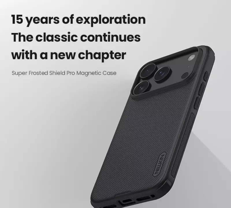 کاور نیلکین مدل Super Frosted Shield Pro Magnetic مناسب برای گوشی موبایل اپل iPhone 17 Pro Max کاور نیلکین مدل Super Frosted Shield Pro Magnetic مناسب برای گوشی موبایل اپل iPhone 17 Pro Max